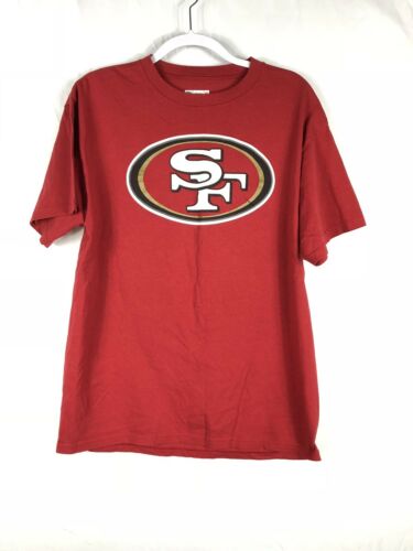 NFL Team Apparel Red San Francisco 49ers Vernon Davis #85 Jersey Tshirt Size L