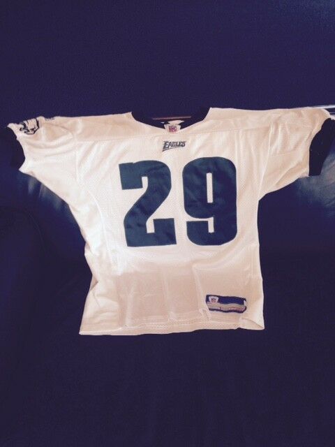 Rod Hood Philadelphia Eagles 2002 Practice Worn Used Jersey NFL Football