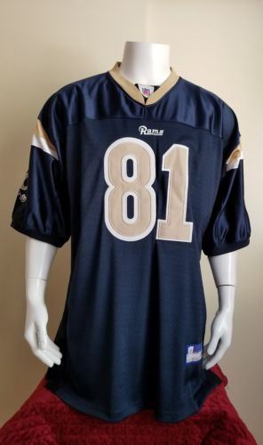 NFL Reebok TORRY HOLT # 81 Rams Jersey Size 56