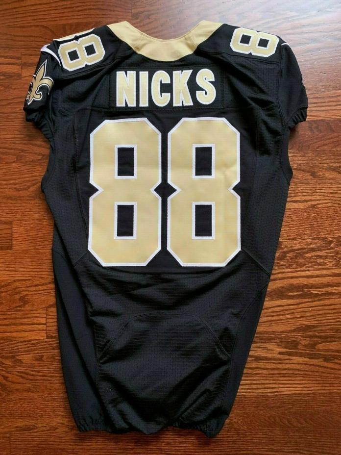 HAKEEM NICKS - New Orleans Saints Game Issued Jersey #88 SIZE 40 - GIANTS UNC