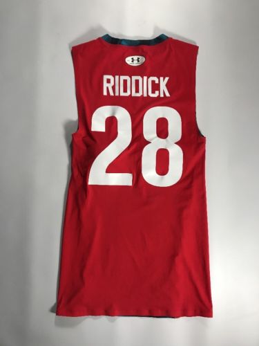 Theo Riddick Detroit Lions Game Used NFL combine Jersey
