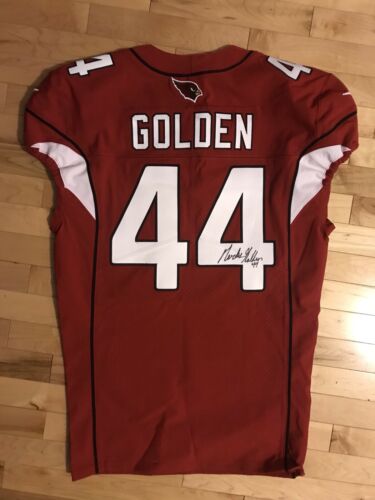 Markus Golden 2018 Game Issued Autographed Arizona Cardinals Jersey Worn Giants
