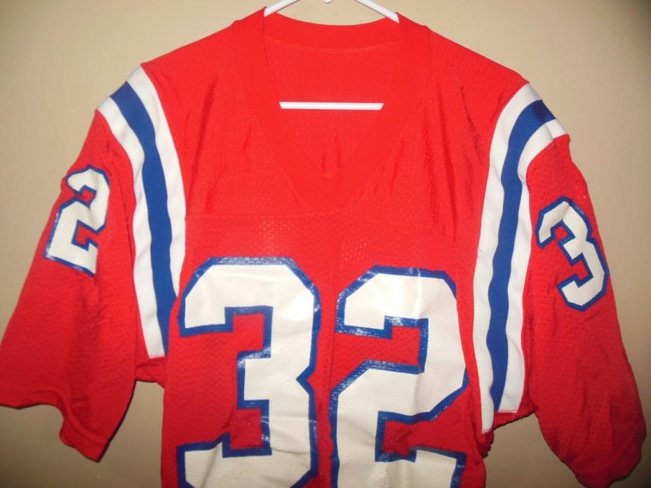 NEW ENGLAND PATRIOTS  VINTAGE GAME USED NFL FOOTBALL JERSEY