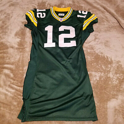 AARON RODGERS #12 ROOKIE 2005 TAGGED JERSEY GREEN BAY PACKERS GAME CUT WORN USED