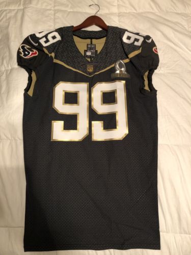 JJ Watt 2015 Pro Bowl game issued jersey Texans