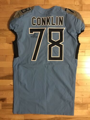 Jack Conklin 2018 Game Issued Autographed Tennessee Titans Jersey Worn