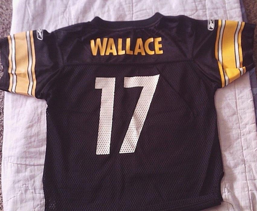 NFL Pittsburgh Steelers Onfield Reebok Jersey - Wallace #17 - Kids Medium (5-6)