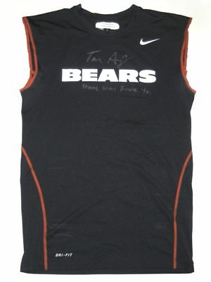 TANNER GENTRY 2017 ROOKIE YEAR GAME WORN & SIGNED CHICAGO BEARS #19 NIKE SHIRT