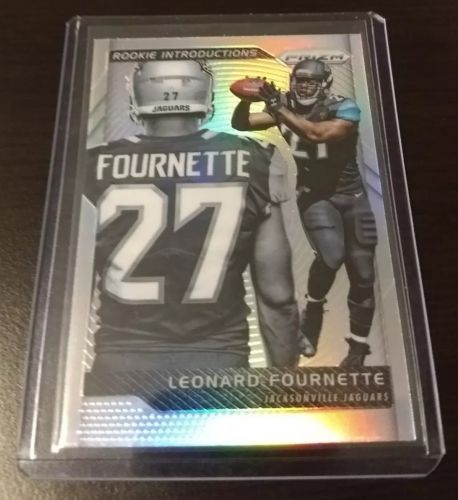 LEONARD FOURNETTE JACKSONVILLE JAGUARS 2017 PRIZM ROOKIE INTRODUCTIONS RC PRIZM!
