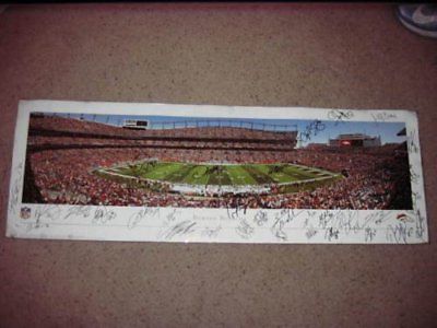 DENVER BRONCOS 2013 Super Bowl team signed 40x14