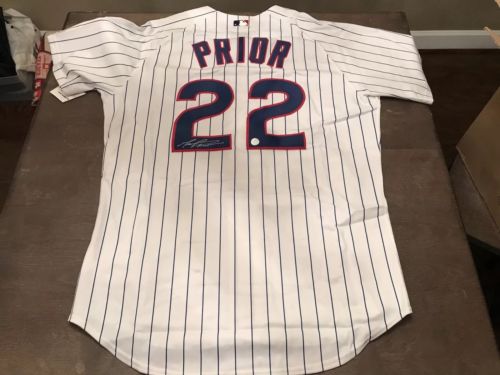 Mark Prior Signed Authentic Chicago Cubs Jersey