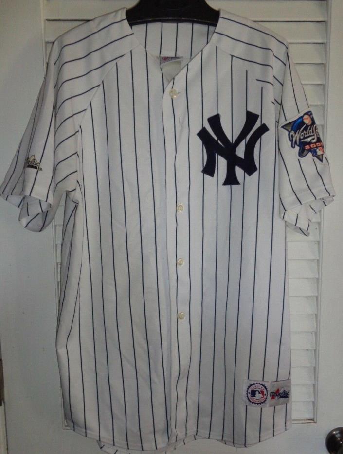 New York Yankees Majestic World Series Bernie Williams men's jersey