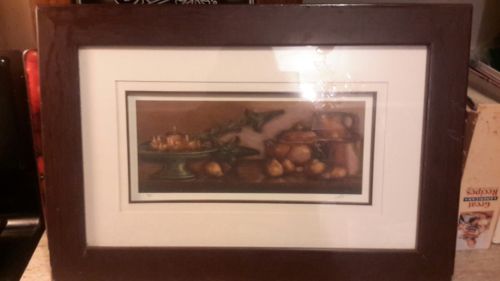 Home interior  AUTHENTIC autographed PAOLO LANZA edition #5/500 framed print