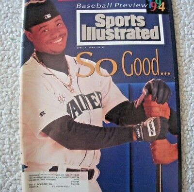 Sports Illustrated Magazine April 4 1994 Ken Griffey Jr and Mike Piazza