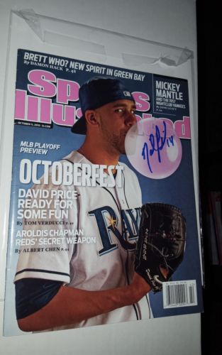 DAVID PRICE - OCT 11, 2010 SPORTS ILLUSTRATED ISSUE - signed