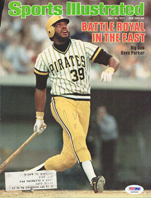 Dave Parker Autographed Signed Sports Illustrated Cover Pirates PSA #S35999