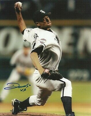 Damaso Marte 2005 World Series Champion Chicago White Sox Autographed 8x10 Photo