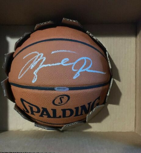 Michael Jordan 2019 Upper Deck Buckets Autographed Basketball With COA!!!