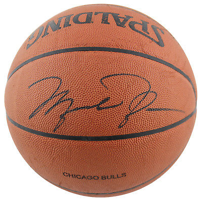 Bulls Michael Jordan Signed Official Game Issued Basketball BAS #A78568