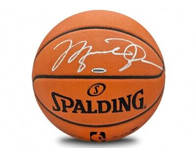 Michael Jordan Signed Autographed Basketball Official NBA Spalding Bulls UDA