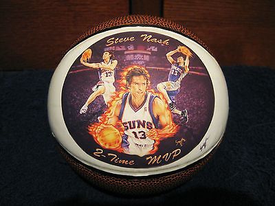 Steve Nash Basketball with Art Print of Original Art Work