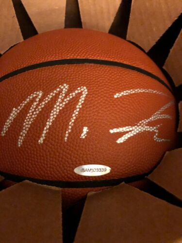 Auto 2019 UDA Buckets Markelle Fultz Signed Spalding Basketball Upper Deck COA