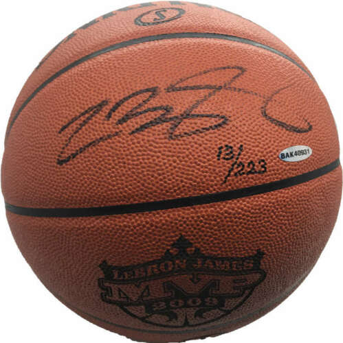 LeBron James Signed Autographed 2009 NBA MVP LE Basketball Upper Deck UDA COA