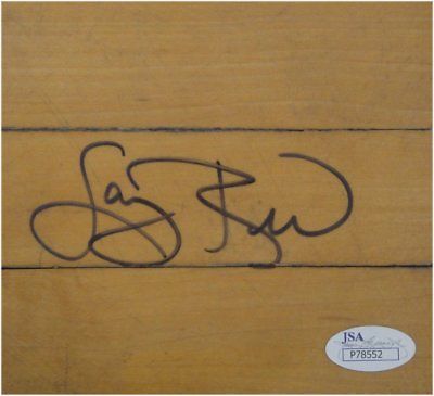 Larry Bird Signed Auto approx 4.5x5
