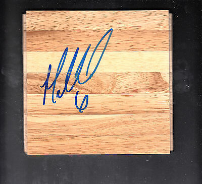 Marquis Daniels Autographed 6x6 Hardwood Floor Tile