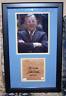 JOHN WOODEN FRAMED AUTO AUTOGRAPH SIGNED FLOOR 8X10 PHOTO JAMES SPENCE JSA