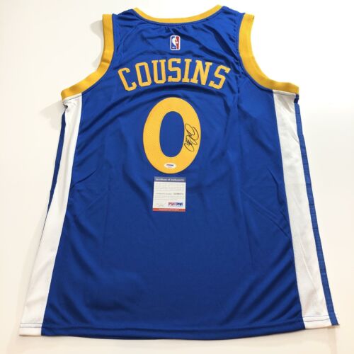DeMarcus Cousins signed jersey PSA/DNA Golden State Warriors Autographed