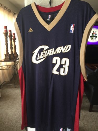 NBA Cleveland Cavaliers #23 James Size XLARGE Adidas Jersey Men's