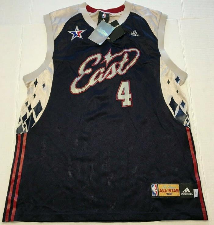 Adidas 2007 NBA All Star Game #4 Chris Bosh Autographed Jersey East Large NWT