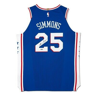Ben Simmons Signed Autographed Authentic Nike Jersey Blue Philadelphia 76ers UDA