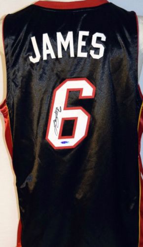 LeBron James Signed Miami Heat Jersey UDA  COA Autographed on 7/31/2010