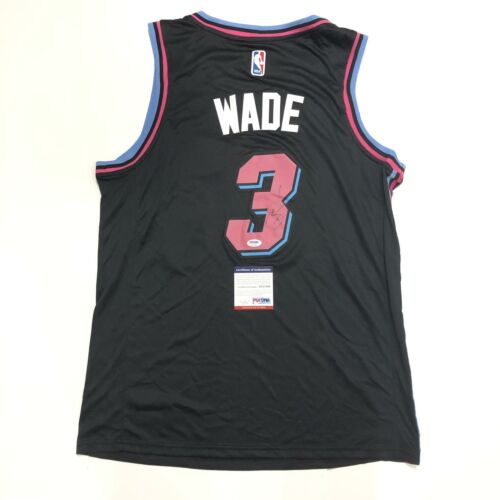 Dwyane Wade signed Miami Vice jersey PSA/DNA Heat Autographed Nights