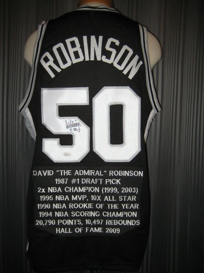 David Robinson #50 Spurs JSA/COA SIGNED Jersey