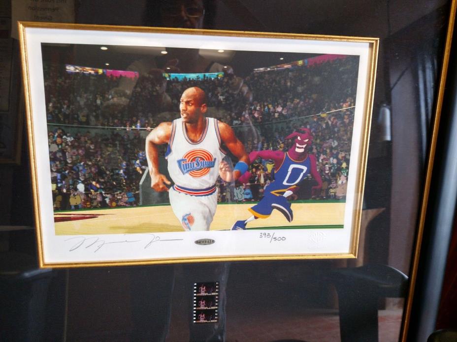 Michael Jordan  Signed Space Jam serigraph Limited Edition #393/500