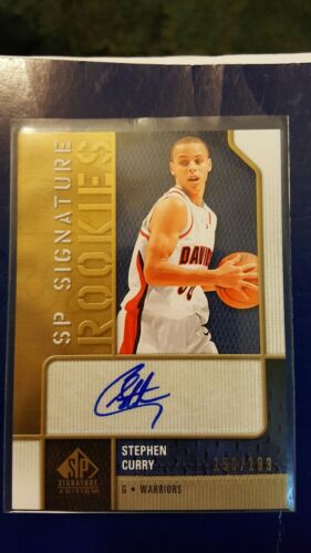 WoW!! 2009/10 NBA SP Signature Edition Stephen Curry SP 150/199 RC AUTO 3×CHAMP