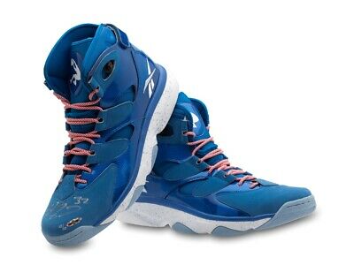 Shaquille O'Neal Autographed Shoes Reebok Shaq Attaq IV Blue Size 16.5 /10 UDA