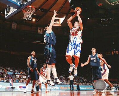 David Lee Autographed Signed 8x10 Photo New York Knicks PSA/DNA #S41747