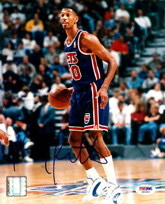 Kerry Kittles Autographed Signed 8x10 Photo New Jersey Nets PSA/DNA #S63261