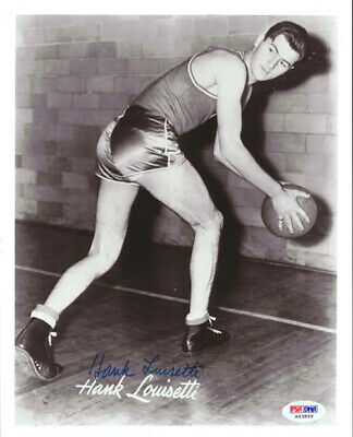 Hank Luisetti Autographed Signed 8x10 Photo Stanford Cardinal PSA/DNA #S43869