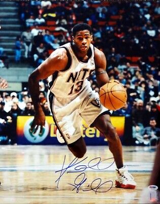 Kendall Gill Autographed Signed 16x20 Photo New Jersey Nets PSA/DNA #T14658