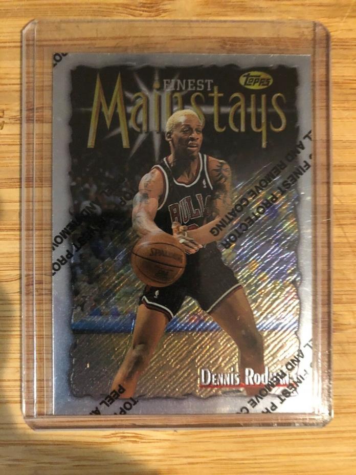 1996-97 Topps Finest #260 Dennis Rodman Chicago Bulls Basketball Card