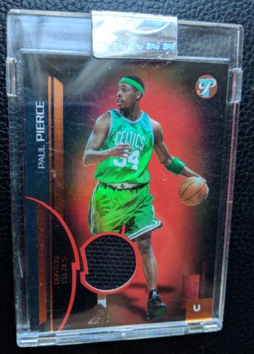 2005 PRISTINE UNCIRCULATED GAME USED #158 PAUL PIERCE BOSTON CELTICS #/100