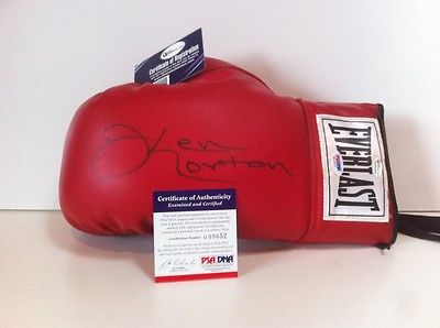 KEN NORTON PSA/DNA COA SIGNED GLOVE
