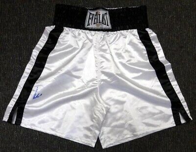 Muhammad Ali Autographed Signed White Everlast Boxing Trunks PSA/DNA #3A40538
