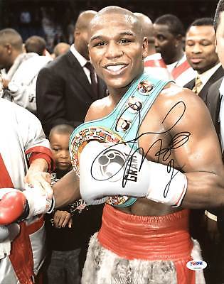 Floyd Mayweather Boxing Authentic Signed 11X14 Photo Autographed PSA/DNA #Z92959