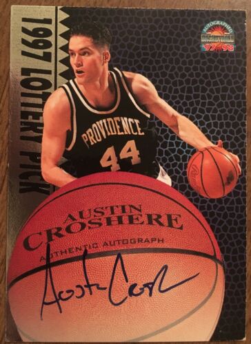 Austin Croshere Providence Basketball Scoreboard Autograph Rookie Card Pacers RC